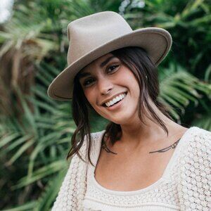 Yellow108 Felt Fedora - Eastwood - Putty - Medium